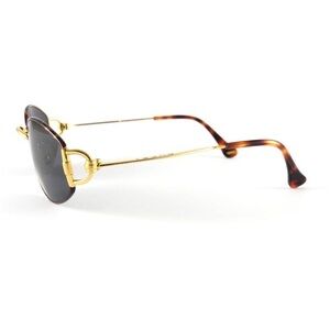 100% Gucci VINTAGE HORSEBIT 1980's big lens 55mm